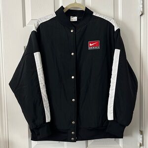 Nike Black and White Team Jacket